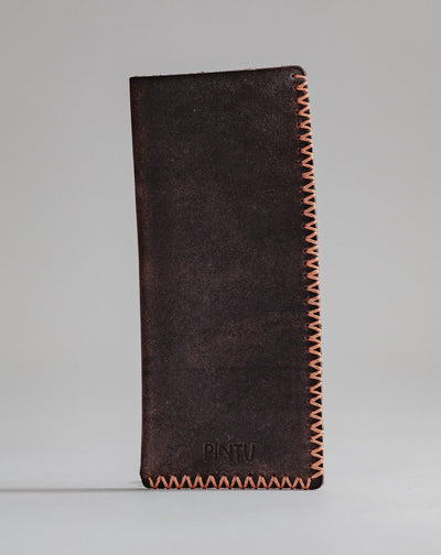 Eyewear Case - Chocolate/Orange - Pintu
