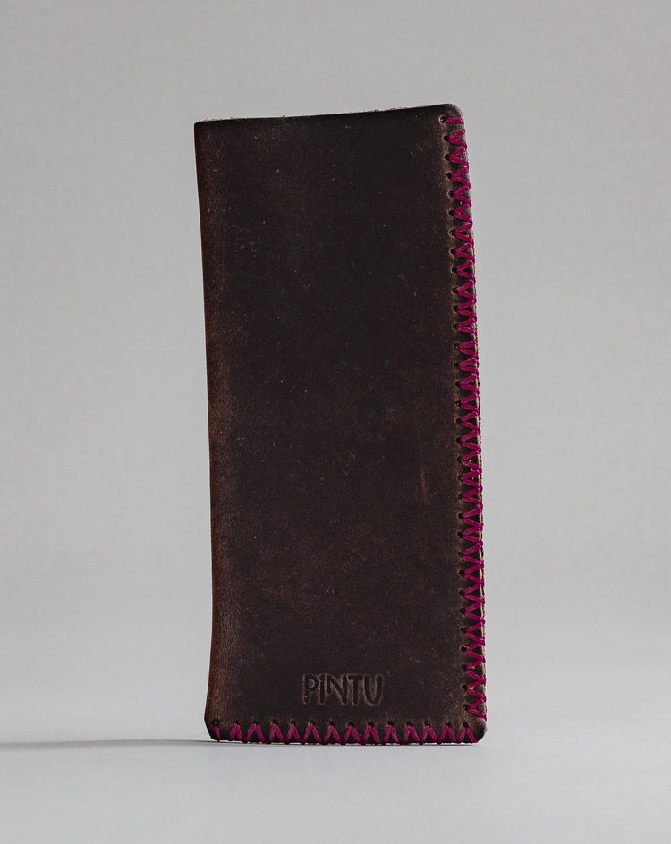 Eyewear Case - Chocolate/Pink - Pintu