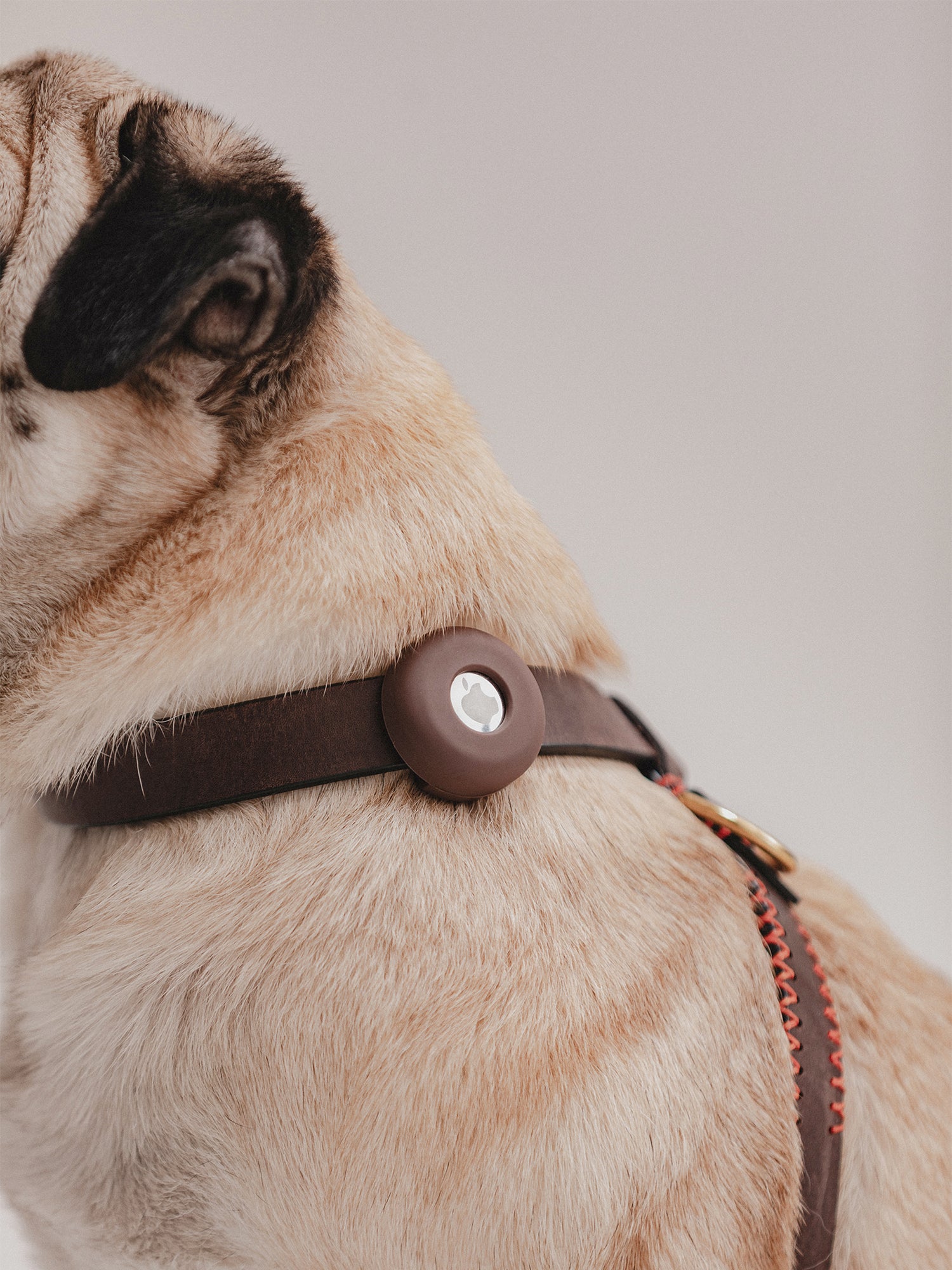 Pintu Air Tag Holder - Chocolate