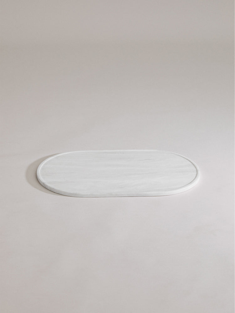 Pintu Dog Bowl Tray - Arctic White