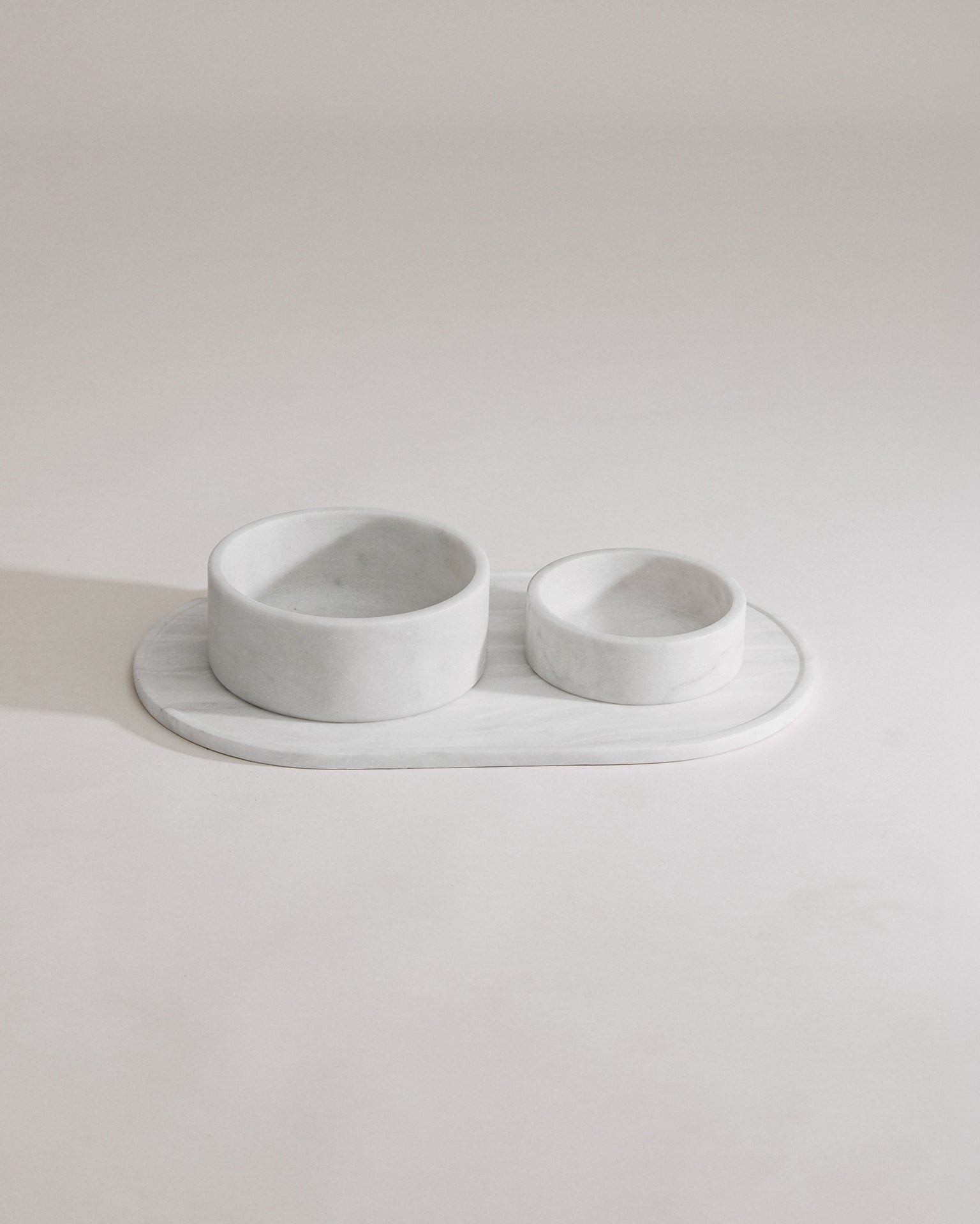 Pintu Dog Bowl Tray - Arctic White
