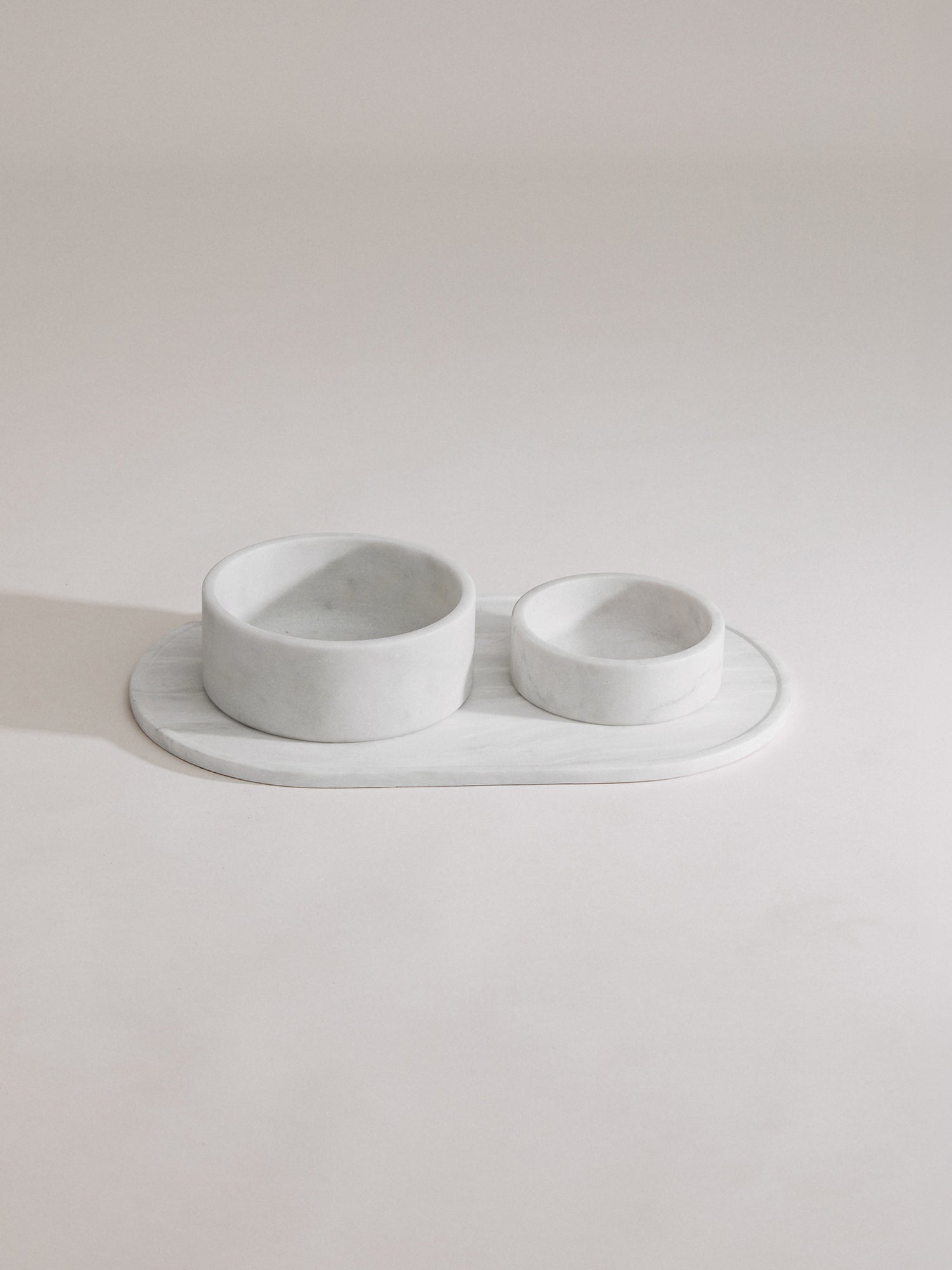 Pintu Dog Bowl Tray - Arctic White
