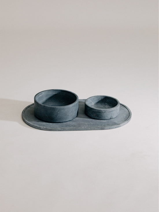 Pintu Dog Bowl Tray - Nordic Grey