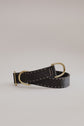 Dog Collar Bosque - Black/Taupe - Brass - Pintu
