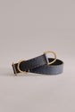 Dog Collar Bosque - Navy/Green - Brass - Pintu