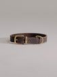 Dog Collar Porthos - Chocolate/Grey - Pintu