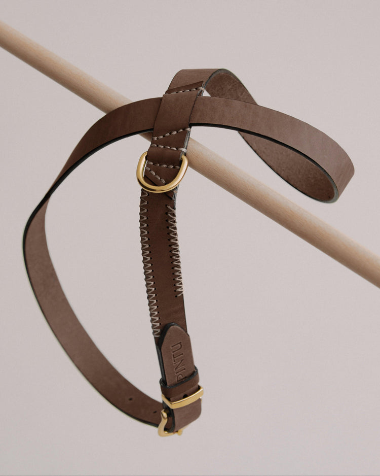 Dog Harness Flynn - Chocolate/Grey - Pintu