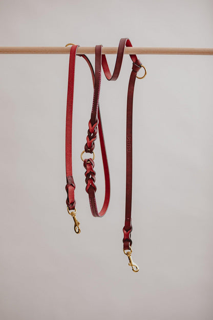 Dog Leash Lumas Adjustable - Cherry/Pink - Pintu