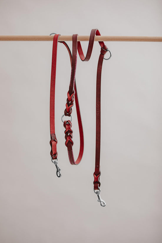 Dog Leash Lumas Adjustable - Cherry/Pink - Pintu