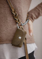 Dog Leash Lumas Adjustable - Olive/Taupe - Pintu