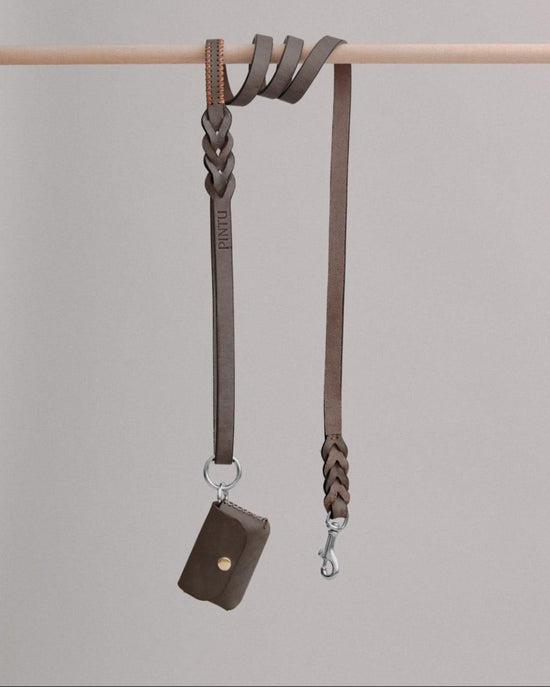 Dog Leash Lumas - Chocolate/Orange - Pintu