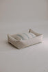 Dulces Sueños Dog Bed - Stone/Blue Stripes - Pintu