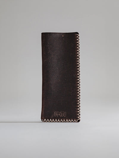 Pintu Eyewear Case - Chocolate/Grey