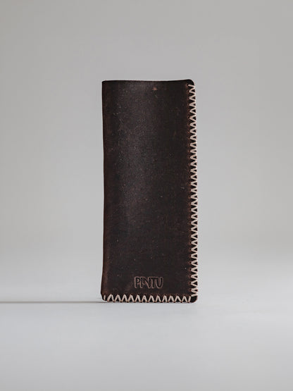 Pintu Eyewear Case - Chocolate/Grey