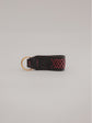 Pintu Keychain - Black/Bordaeux - Brass