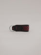 Pintu Keychain - Black/Bordaeux - Stainless Steel