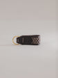 Pintu Keychain - Black/Taupe - Brass