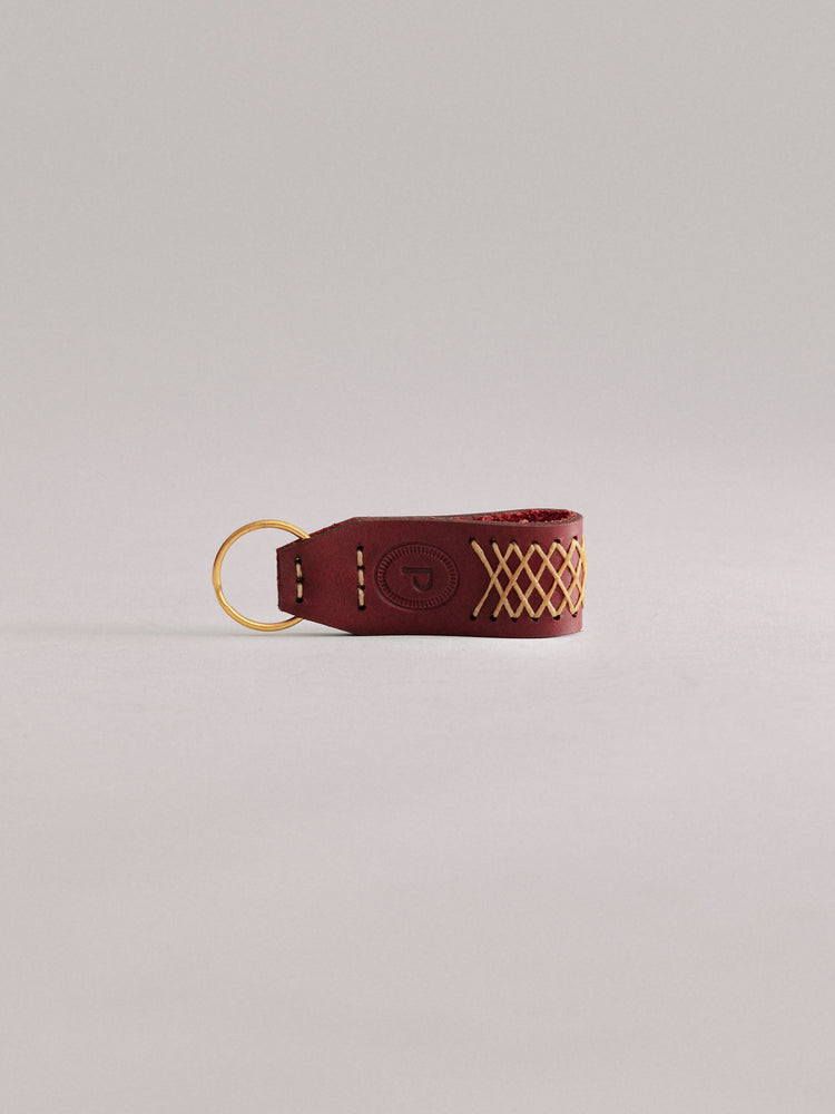 Pintu Keychain - Cherry/Gold - Brass