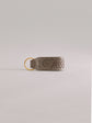 Pintu Keychain - Grey/Brown - Brass