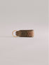 Pintu Keychain - Olive/Coral - Brass