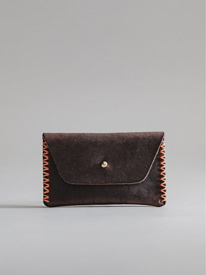 Pintu Small Pouch - Chocolate/Orange