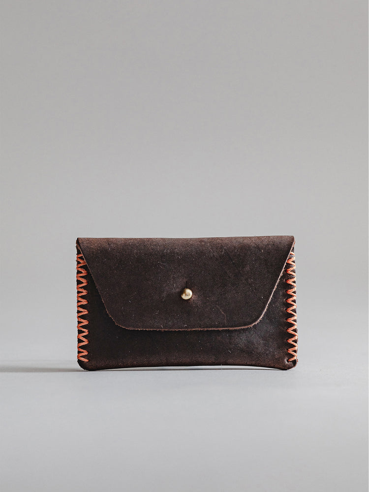 Pintu Small Pouch - Chocolate/Orange