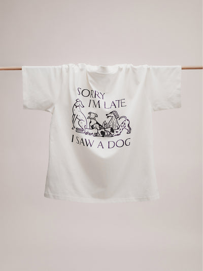 Pintu Sorry I'm Late I Saw A Dog Shirt