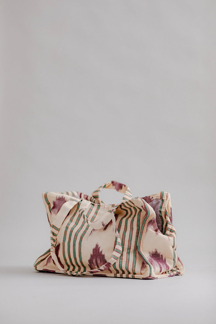 Verano Dog Shopper  - Palma - Dark Red Mallorquin Pattern - Pintu