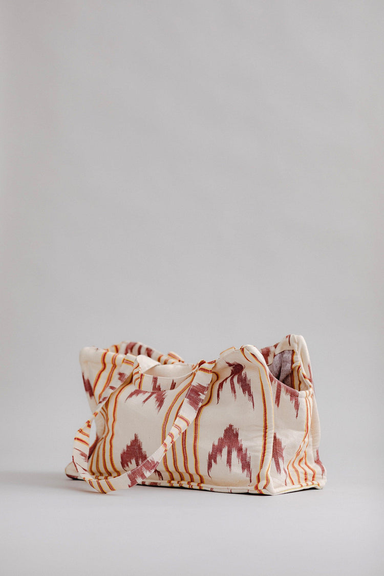 Verano Dog Shopper  - Palma - Orange Mallorquin Pattern - Pintu