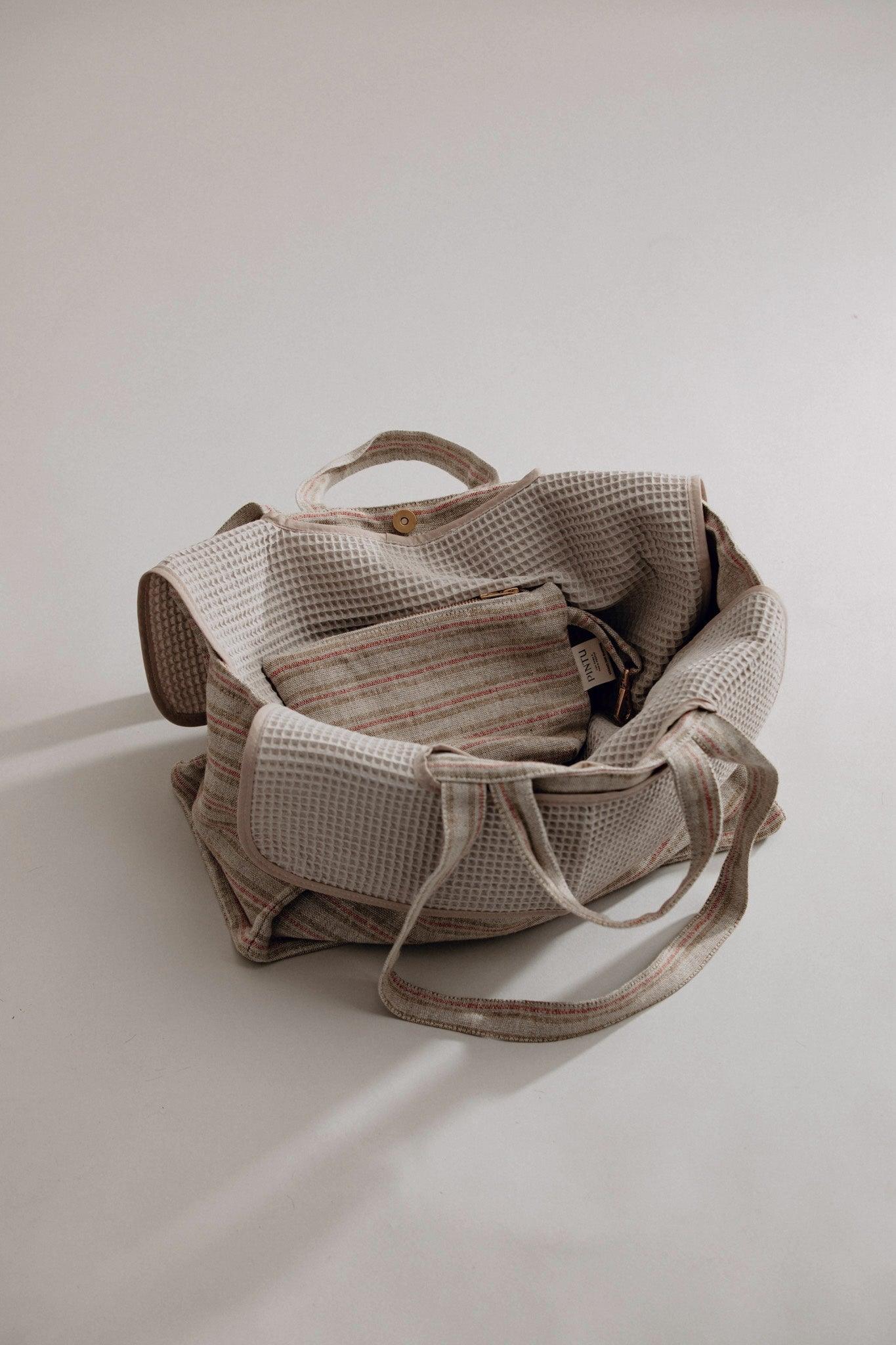 Verano Dog Shopper  - Portofino - Red & green Stripes - Pintu