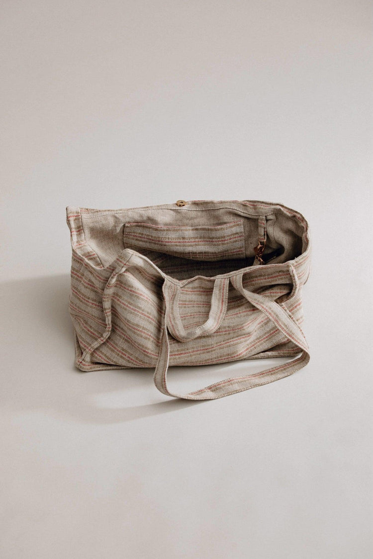 Verano Dog Shopper  - Portofino - Red & Green Stripes - Pintu
