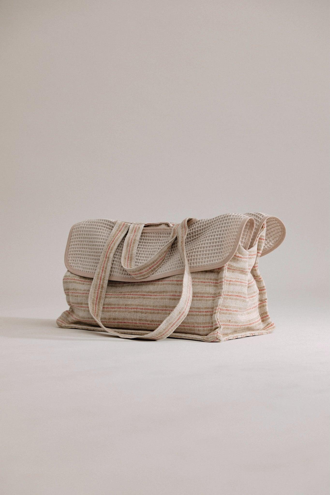 Verano Dog Shopper  - Portofino - Red & Green Stripes - Pintu