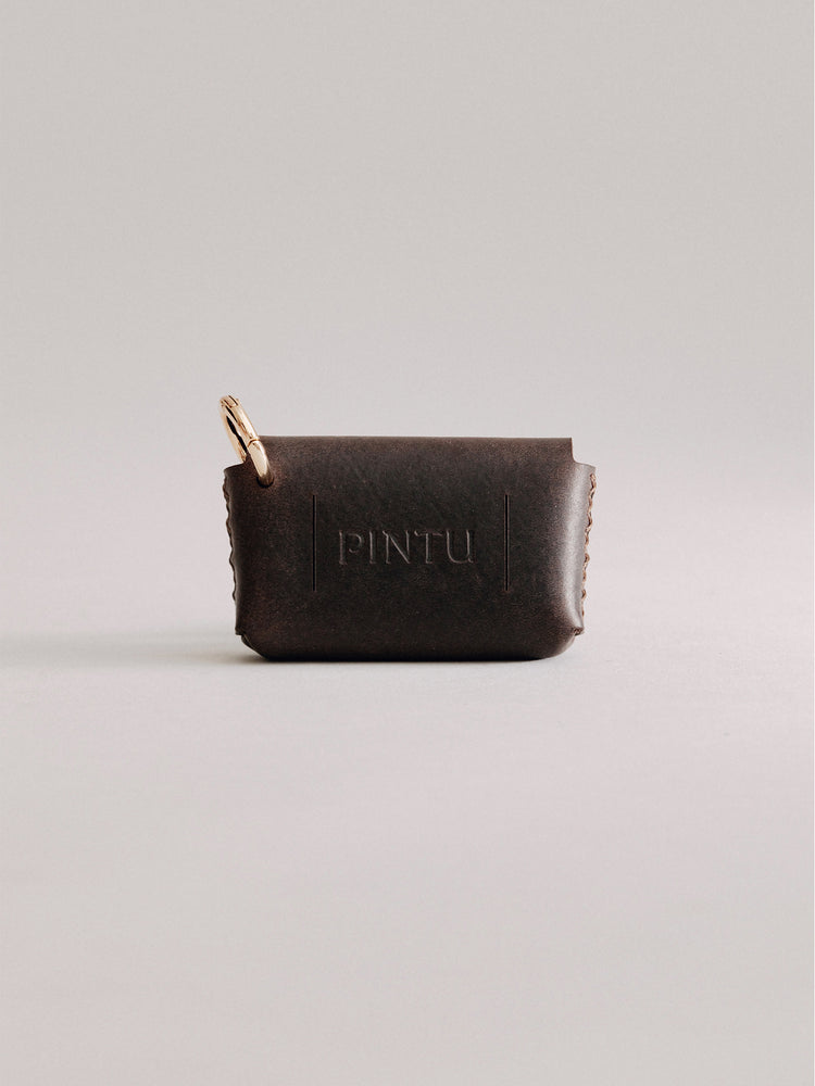 Pintu Waste Bag Holders - Chocolate - Brass