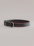Pintu Dog Collar Monte - Black/Bordeaux - Stainless Steel