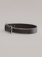 Pintu Dog Collar Monte - Black/Taupe - Stainless Steel