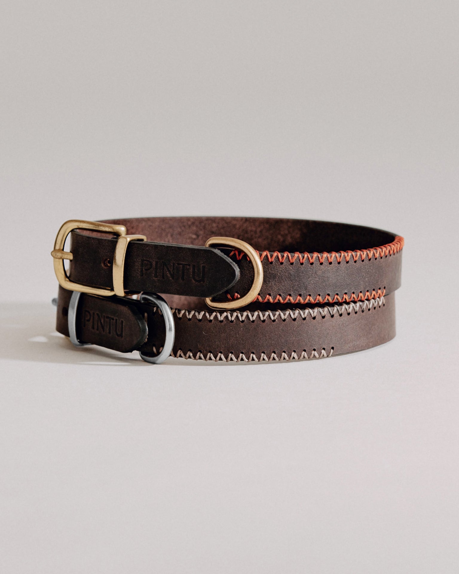 Pintu Dog Collar Porthos - Chocolate