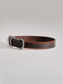 Pintu Dog Collar Porthos - Chocolate/Orange - Stainless Steel
