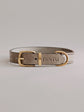 Pintu Dog Collar Monte - Grey/Brown - Brass