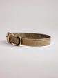 Pintu Dog Collar Porthos - Olive/Taupe - Brass