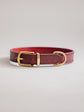 Pintu Dog Collar Porthos - Cherry/Pink - Brass