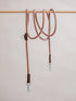 Pintu Dog Leash Tierra - Brown/Chocolate - Stainless Steel