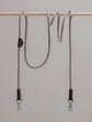 Pintu Dog Leash Tierra - Grey/Black - Stainless Steel