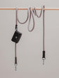 Pintu Dog Leash Tierra - Grey/Black - Stainless Steel
