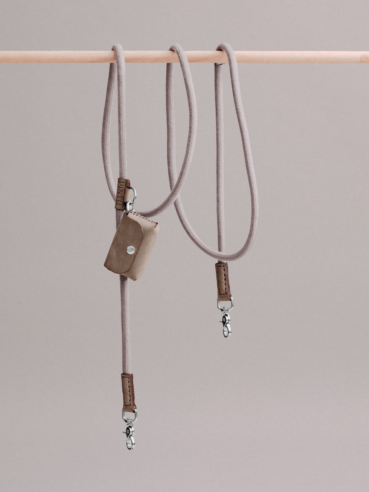 Pintu Dog Leash Tierra - Grey/Grey - Stainless Steel