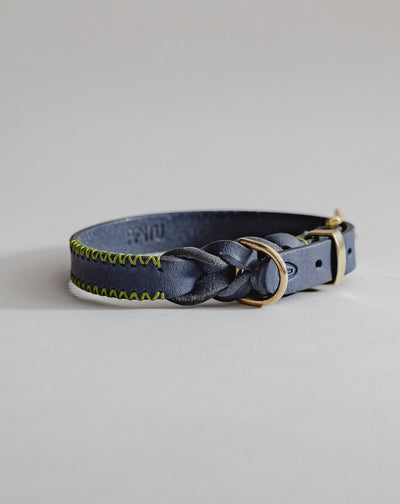 Dog Collar Atlas - Navy/Green - Pintu