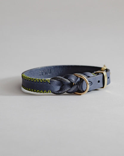 Dog Collar Atlas - Navy/Green - Pintu