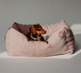 Dulces Sueños Dog Bed - Grapefruit - Pintu