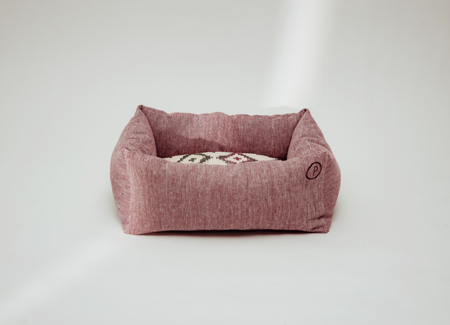 Dulces Sueños Dog Bed - Grapefruit/Mallorquin Pattern - Pintu